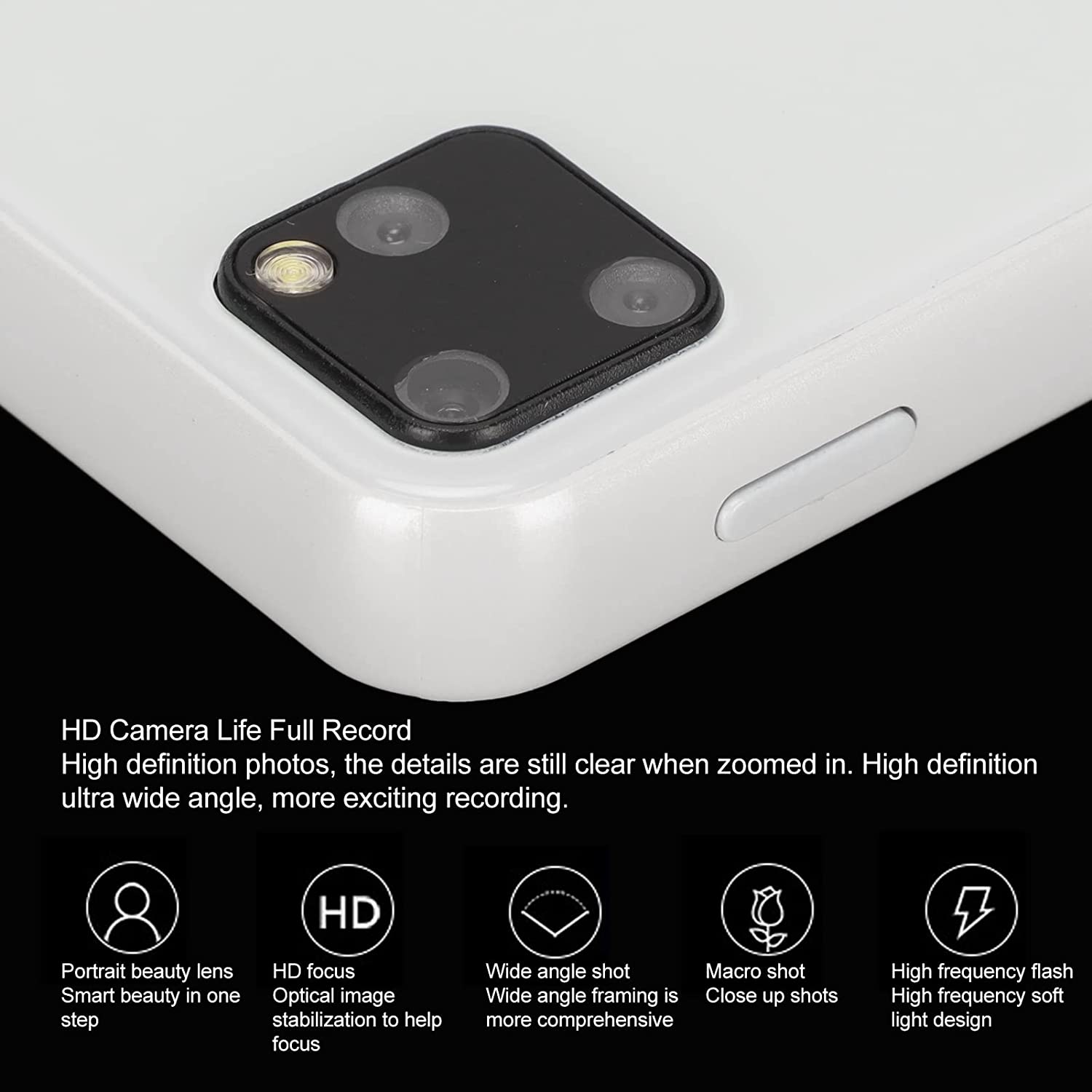 XS11 Mini Smartphone, 2.5inch HD Screen 3G Unlocked Mobile Phone for Android 6, Dual Sim, 1GB/8GB, Dual Camera Business Backup Phone, Lightweight and Easy to Carry, 1580mAh Battery(Pearl White) - Image 6